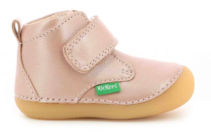ΜΠΟΤΑΚΙ KICKERS SABIO 584344 ΡΟΖ ΜΕΤΑΛΛΙΖΕ (EU:22)