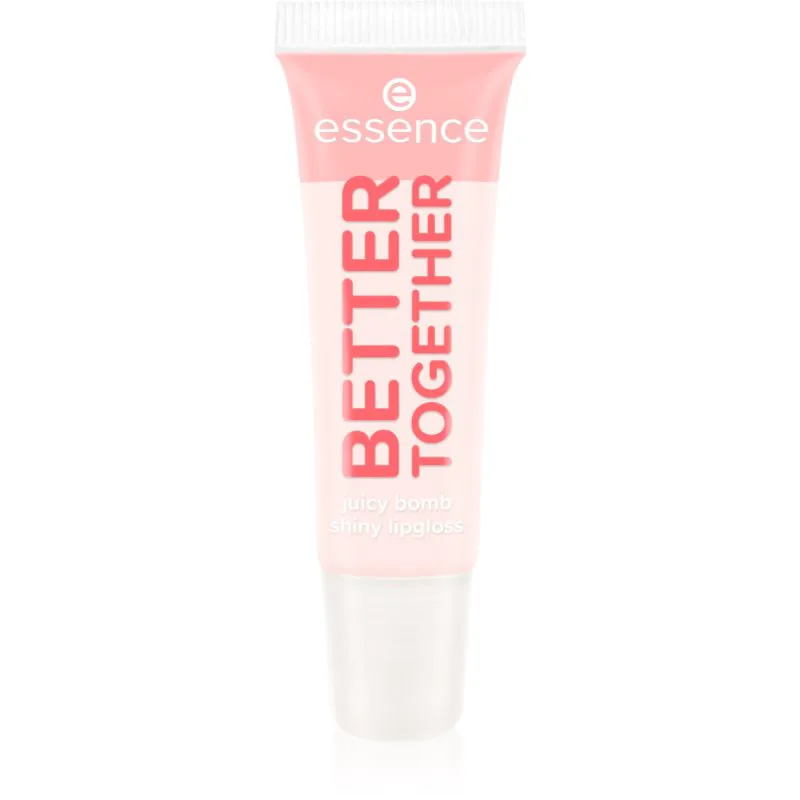 essence Say It With Juicy Better Together αστραφτερό λιπ γκλος απόχρωση 01 Lovely Litchi 10 ml