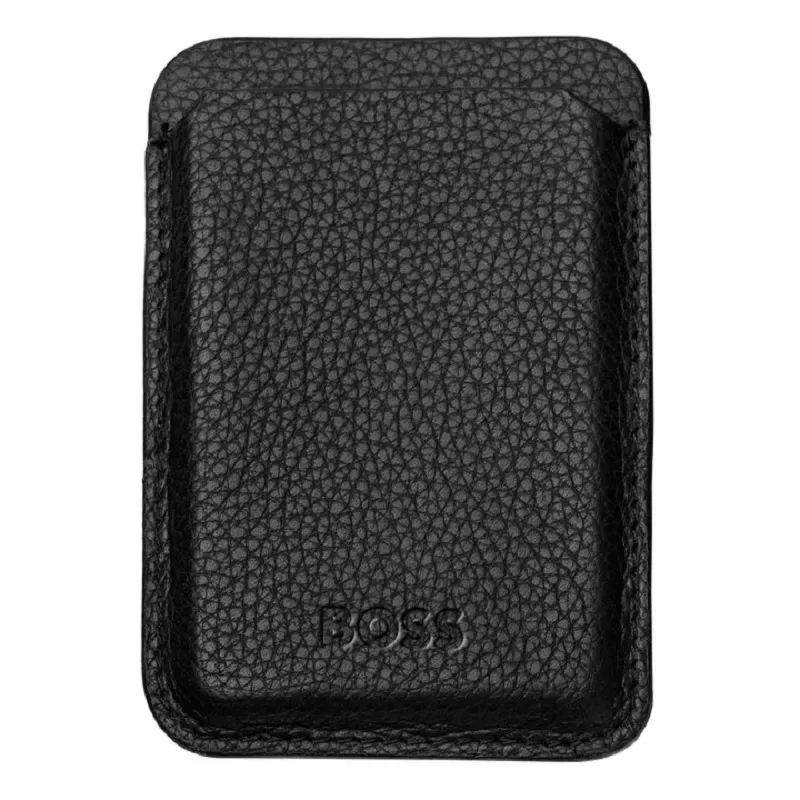 Καρτοθήκη Hugo Boss Magnet Mobile Classic Grained Black HLJ416A HLJ416A