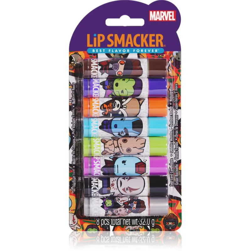 Lip Smacker Marvel Guardians of the Galaxy Βάλσαμο για χείλη 8x4 γρ