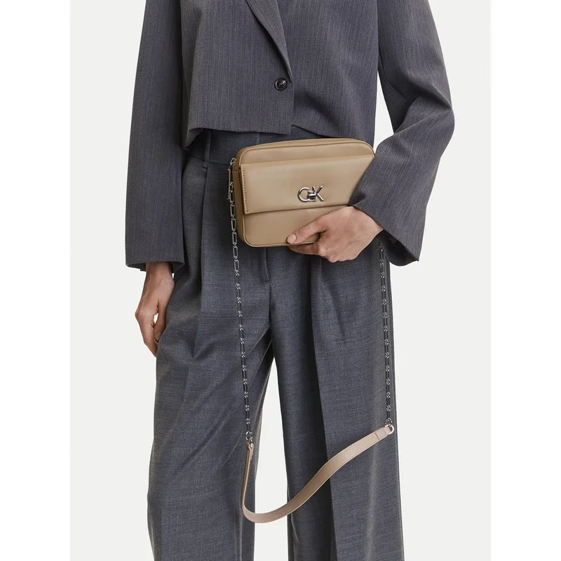 Τσάντα Calvin Klein Ck Pocket Camera Bag K60K613089 Καφέ