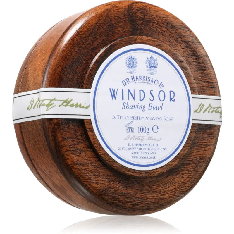 D.R. Harris Shawing Bowl Mahogany wood Σαπούνι ξυρίσματος Windsor 100 γρ