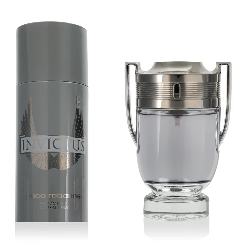 Rabanne Invictus EDT 100 ml and Deo Vapo 150 ml Set for Men 1 pcs