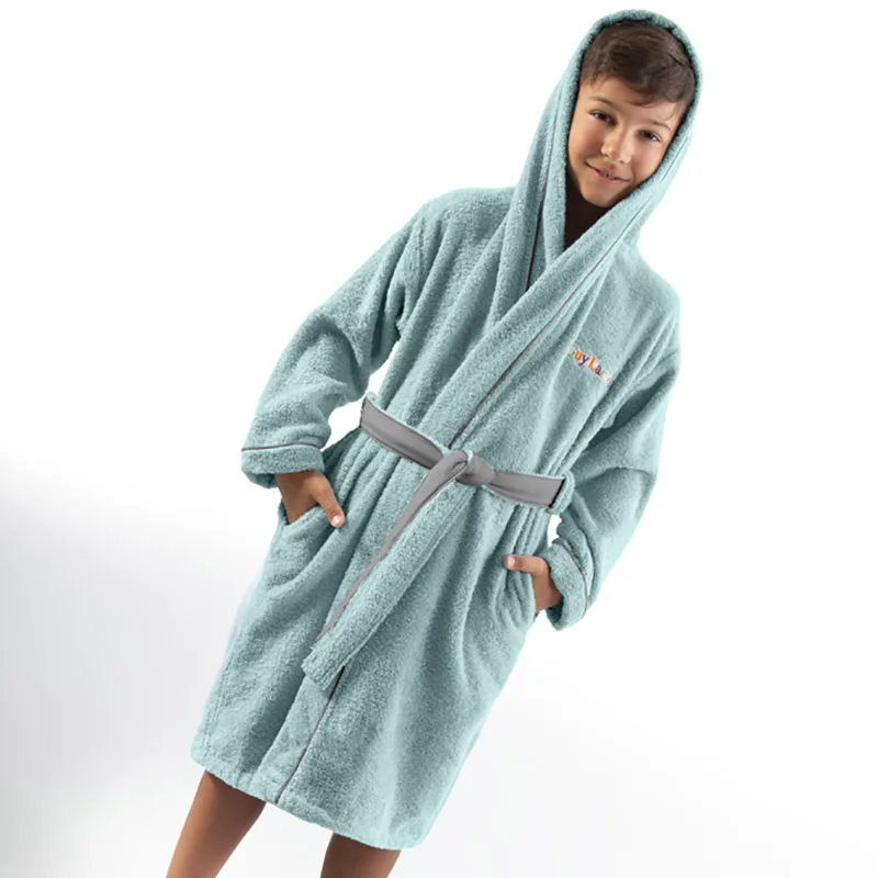 Μπουρνούζι Με Κουκούλα Guy Laroche Kiddies Sky