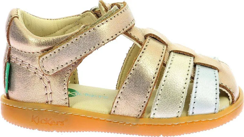 ΠΑΠΟΥΤΣΟΠΕΔΙΛΟ KICKERS KICK FLO 1217853 ΡΟΖ ΧΡΥΣΟ (22)