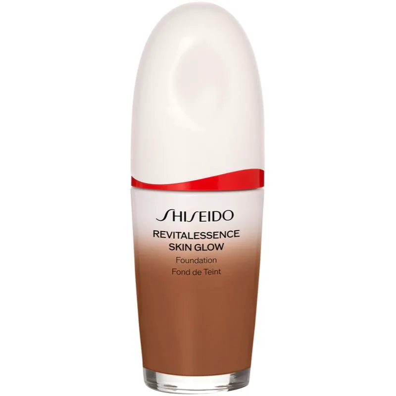Shiseido Revitalessence Skin Glow Foundation ελαφρύ μακιγιάζ με λαμπρυντική επίδραση SPF 30 απόχρωση Copper 30 ml