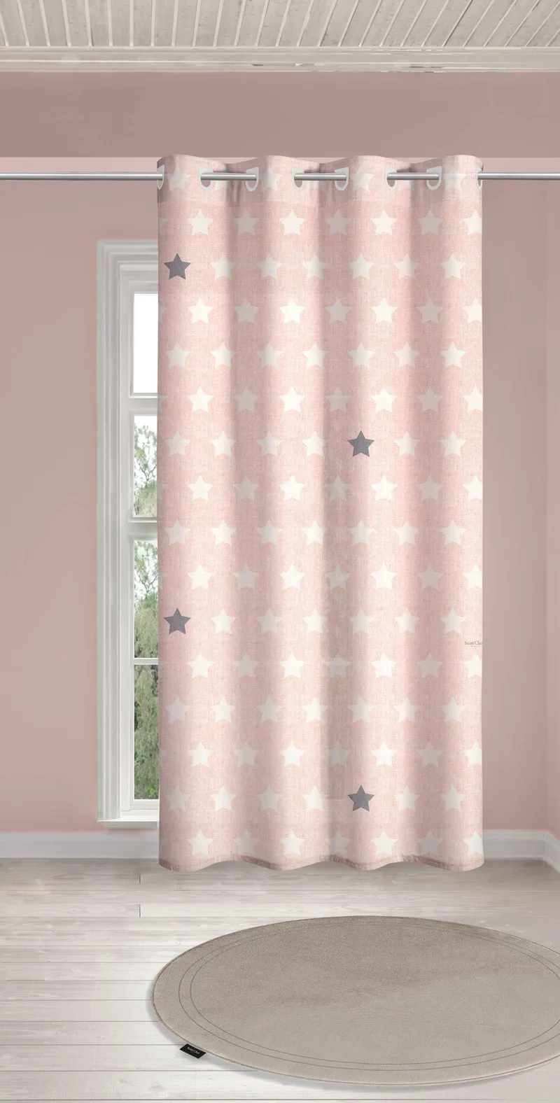 Koυρτίνα soft-touch PIRINEO Ροζ 160x240