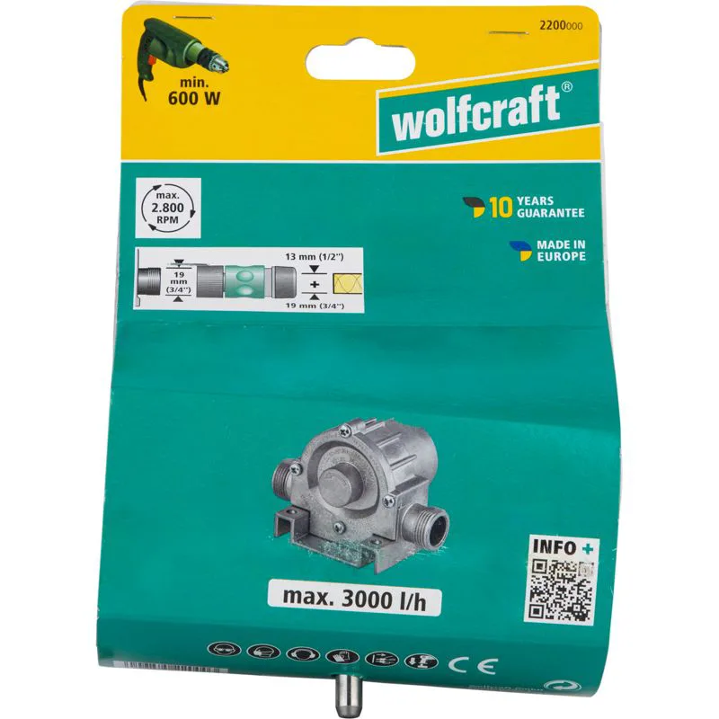 Wolfcraft Metal Housing Pump