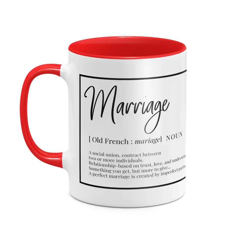 What is Marriage - Κούπα - Κόκκινο - Απλή