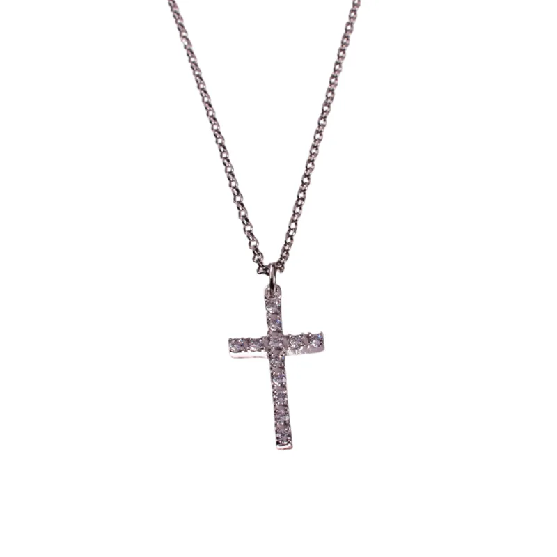 Σταυρός Ασήμι 925 με zircon Gatsa KL525