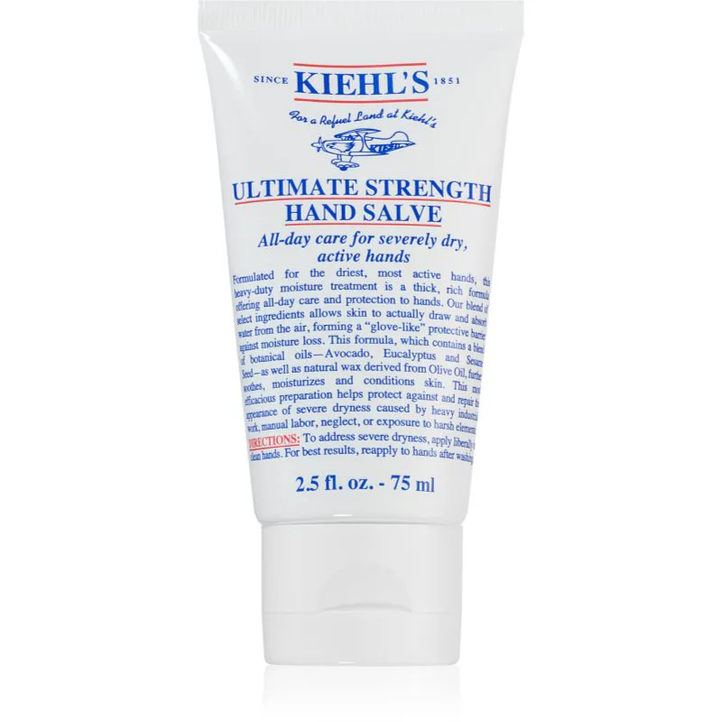 Kiehl's Ultimate Strength Hand Salve ενυδατική κρέμα για τα χέρια για όλους τους τύπους επιδερμίδας ακόμα και ευαίσθητης 75 ml