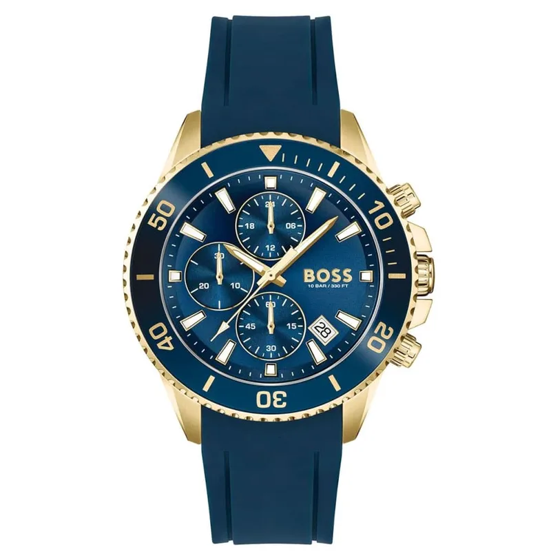 BOSS Blue Rubber Strap 1513965