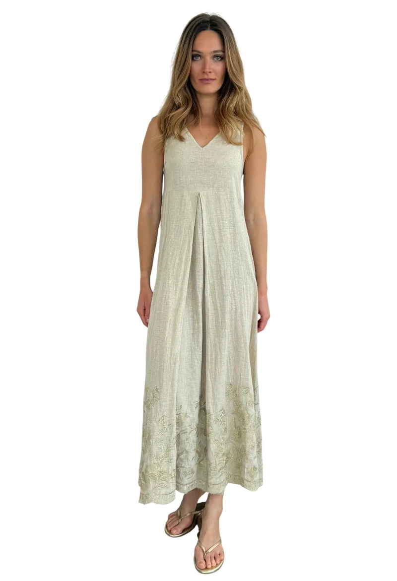 ΓΥΝΑΙΚΕΙΟ ΦΟΡΕΜΑ ROSE & ROSE LILY ΕΚΡΟΥ