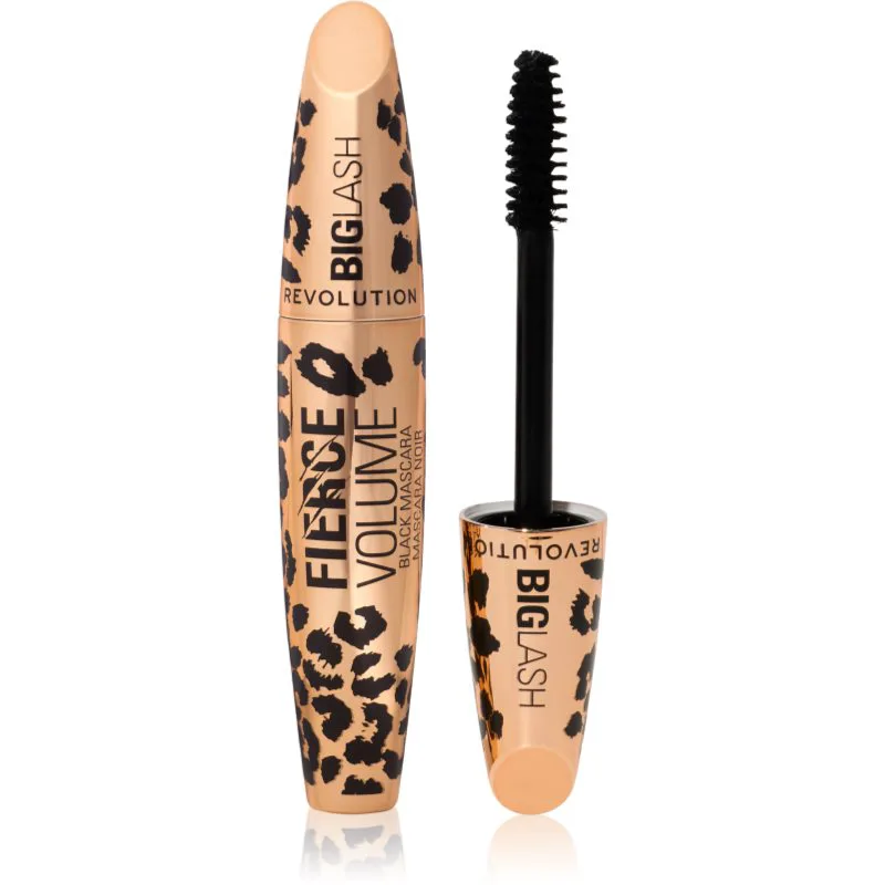 Revolution Big Lash Fierce Volume μάσκαρα για όγκο και πύκνωση των βλεφαρίδων απόχρωση Black 9 γρ