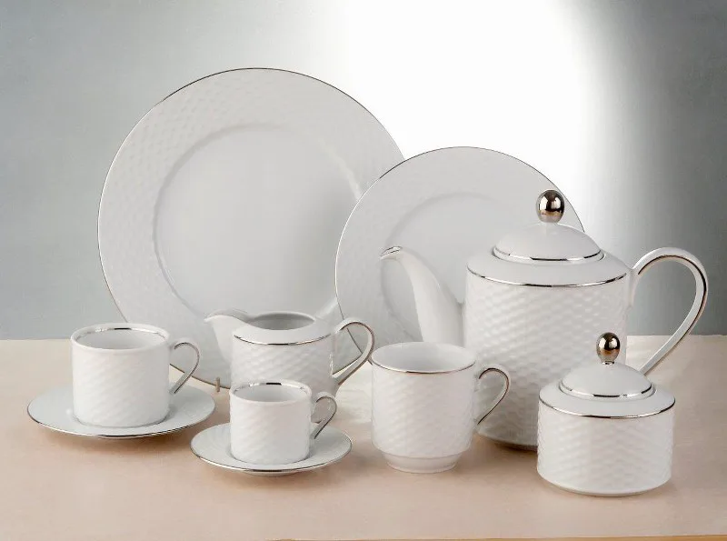 Σετ Φλυτζάνια Τσαγιού 6τμχ Πορσελάνης 230ml Polo Platin CRYSPO TRIO 34.001.16 (Υλικό: Πορσελάνη) - CRYSPO TRIO - 34.001.16