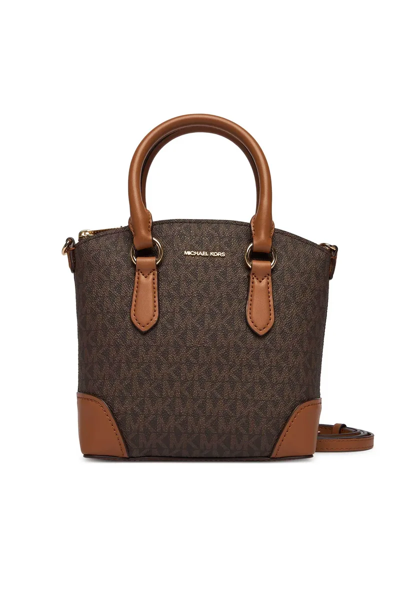 Michael Kors γυναικεία τσάντα χειρός/crossbody "Murphy Small" - 30R6G1WM5B Καφέ Σκούρο