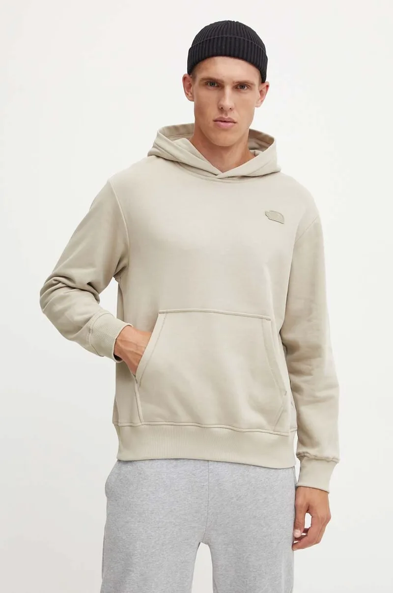 Βαμβακερή μπλούζα The North Face Natural Dye Hoodie