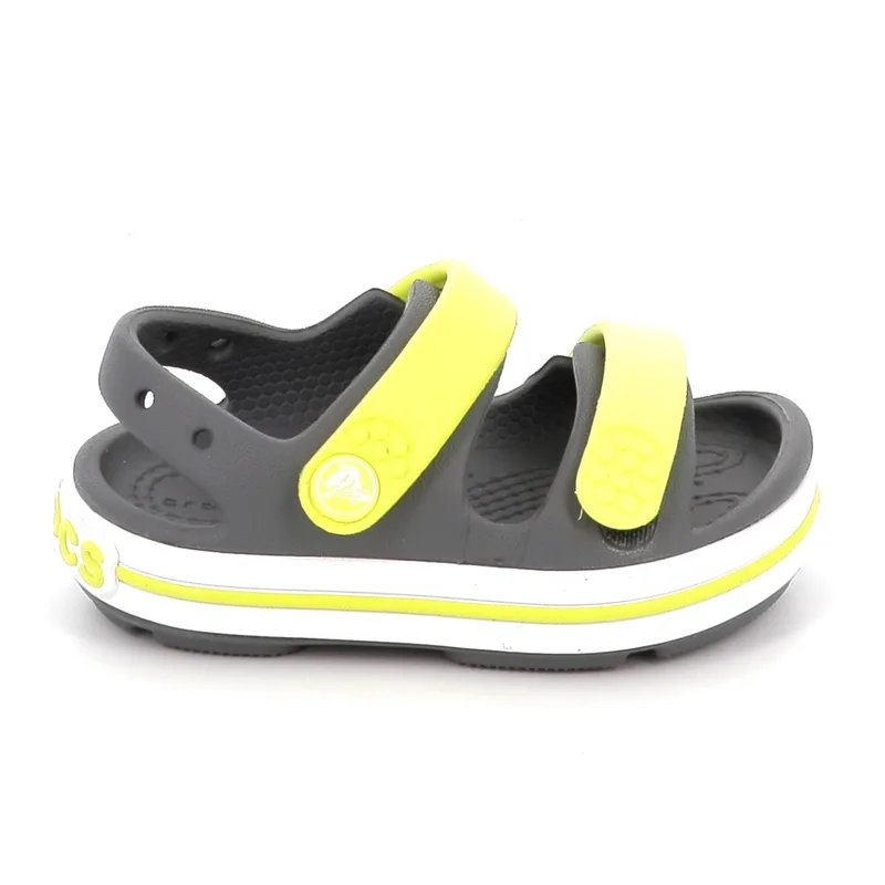 Παιδικό Πέδιλο για Αγόρι Crocs Crocband Cruiser Sandal T Χρώματος Γκρι 209424-1NJ