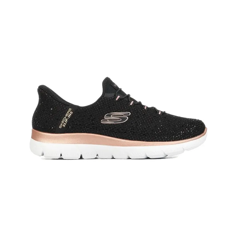 Sneakers Skechers Baskets summits brilliant shine textile respirant