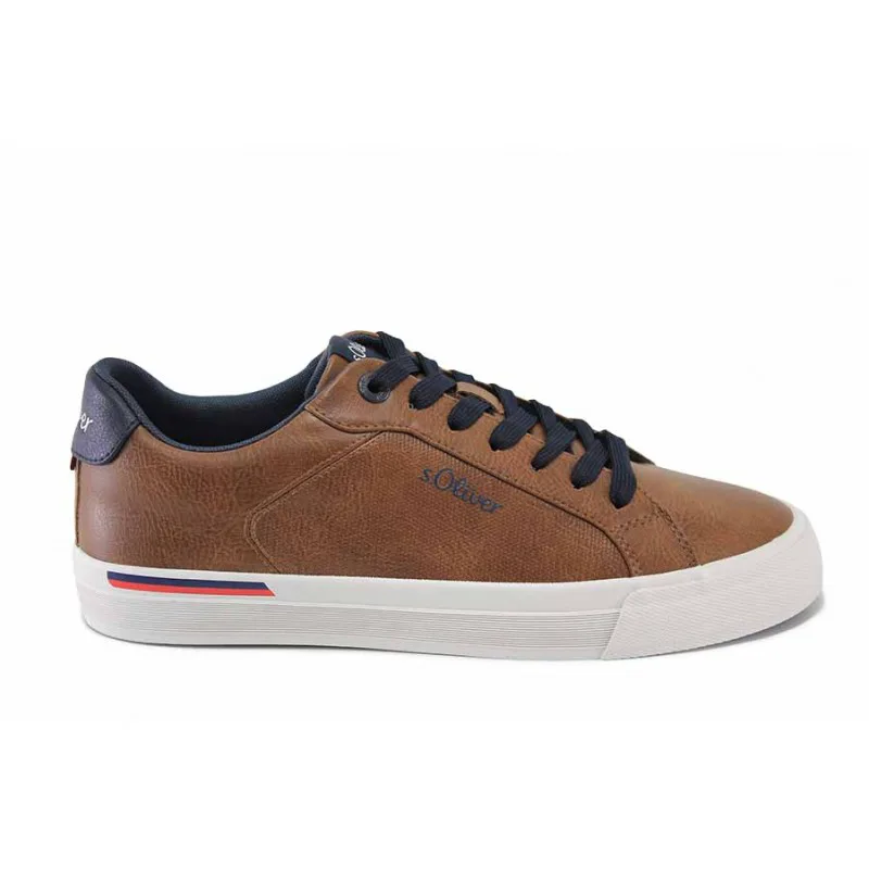 Ανδρικά Sneakers s.Oliver 2177855.8755 Καφέ