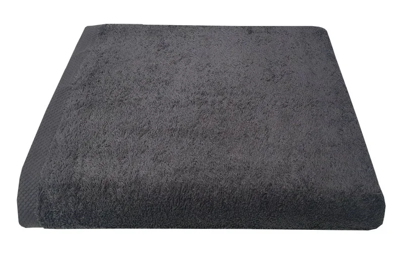 Πετσέτα Πισίνας Βαμβακερή 100x200εκ. 500gr/m2 Grey Spa Line (Σετ 6 Τεμάχια) (Ύφασμα: Βαμβάκι 100%, Χρώμα: Γκρι) - OEM - 5201847001662-2