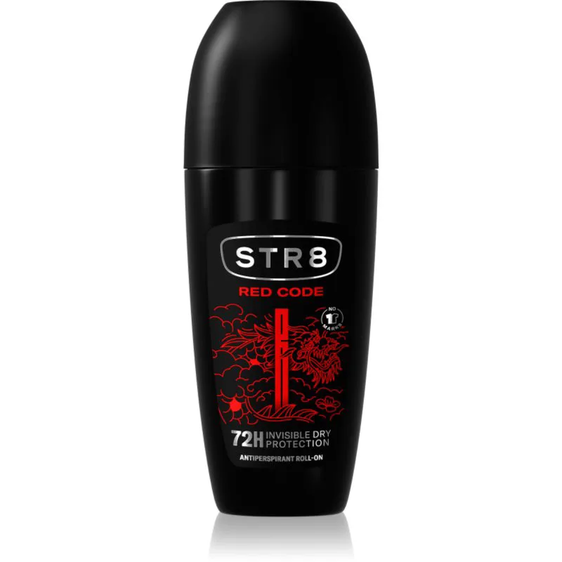 STR8 Red Code Antiperspirant αντιιδρωτικό ρολλ-ον για άντρες 50 ml