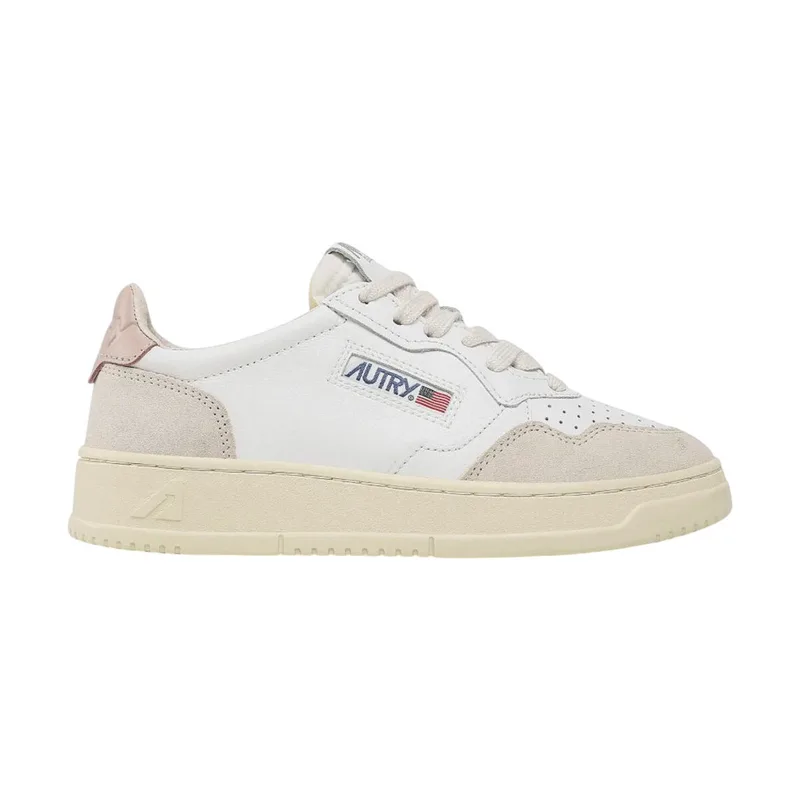 Xαμηλά Sneakers Autry Medalist Leather Low White Ροζ (Women's)