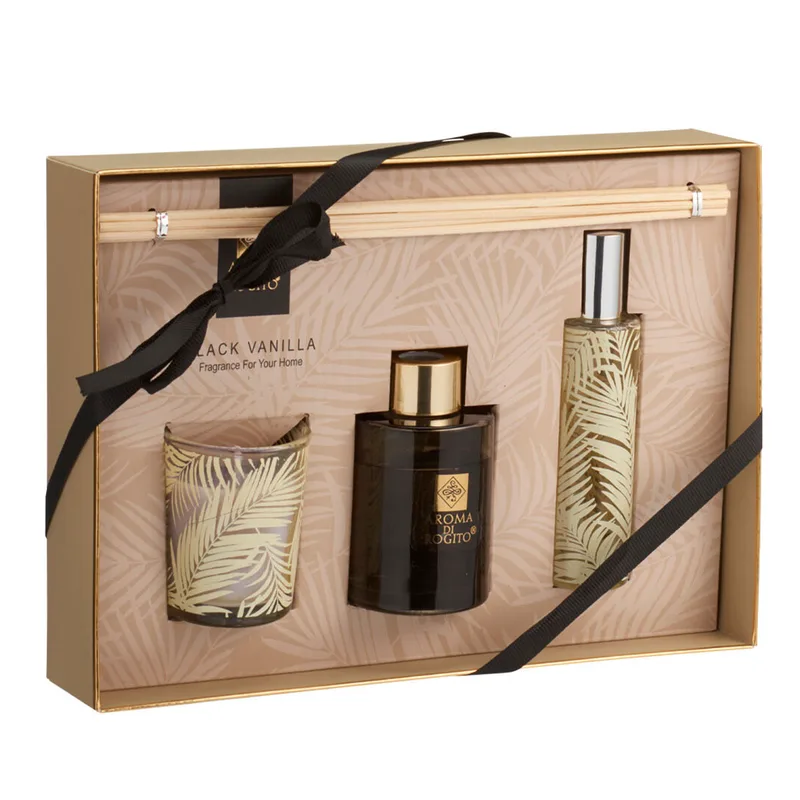 Σετ Αρωματικών Χώρου Black Vanilla MRShome 0016001 - MRS HOME - sl-DF-0016001