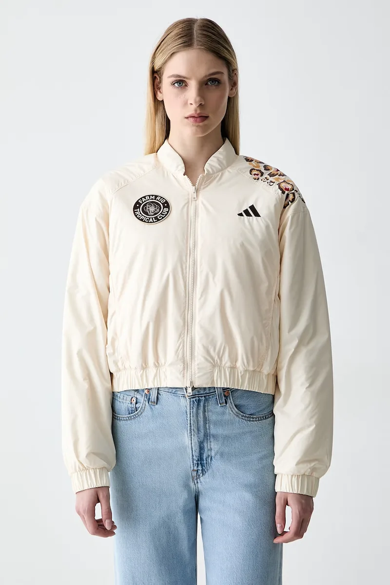adidas κοντό μπουφάν γυναικείο x Farm Rio