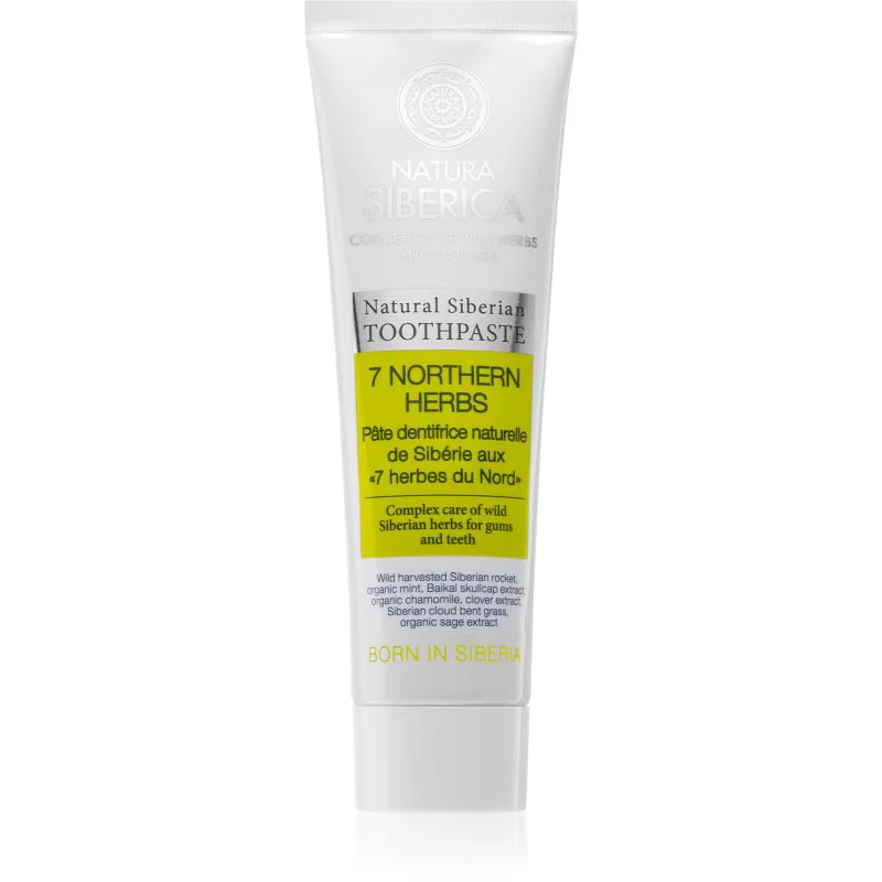 Natura Siberica Natural Siberian 7 Northern Herbs οδοντόκρεμα για την αντιμετώπιση της αιμορραγίας των ούλων 100 γρ