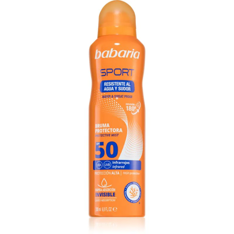 Babaria Sport αντηλιακό προστατευτικό σπρέι SPF 50 200 ml