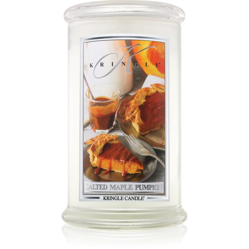 Kringle Candle Salted Maple Pumpkin αρωματικό κερί 624 γρ