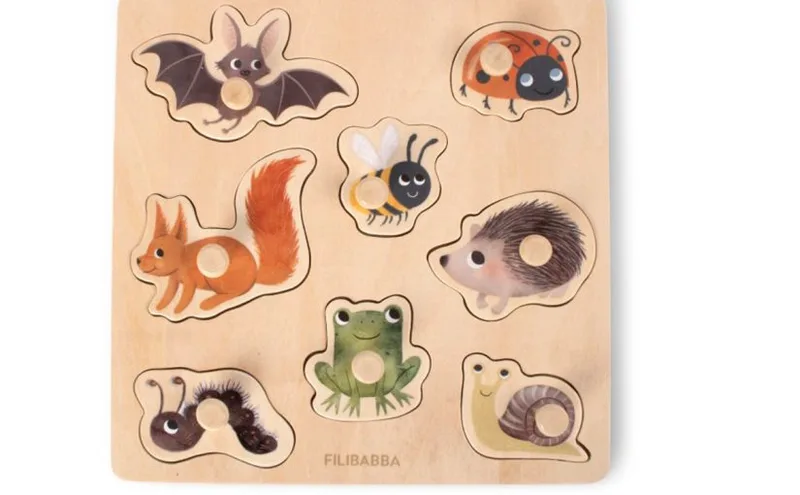 Filibabba Wooden Puzzle – Forest Friends