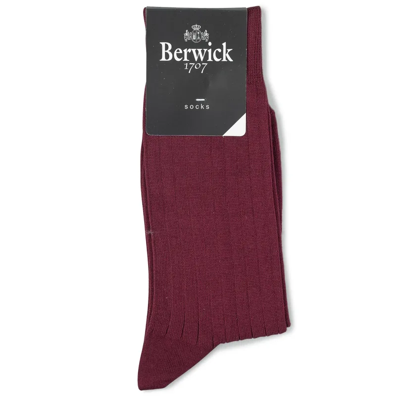 Κάλτσες ανδρικές Berwick Μπορντώ CAL9964 100