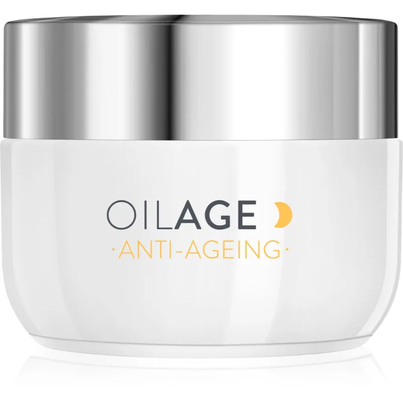 Dermedic Oilage Anti-Ageing αναγεννητική κρέμα νύχτας για αποκατάσταση της πυκνότητας της επιδερμίδας 50 ml