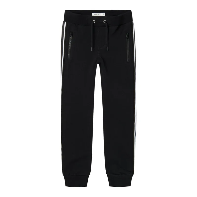 Παντελόνι φούτερ αγόρι name it-13168665-Black