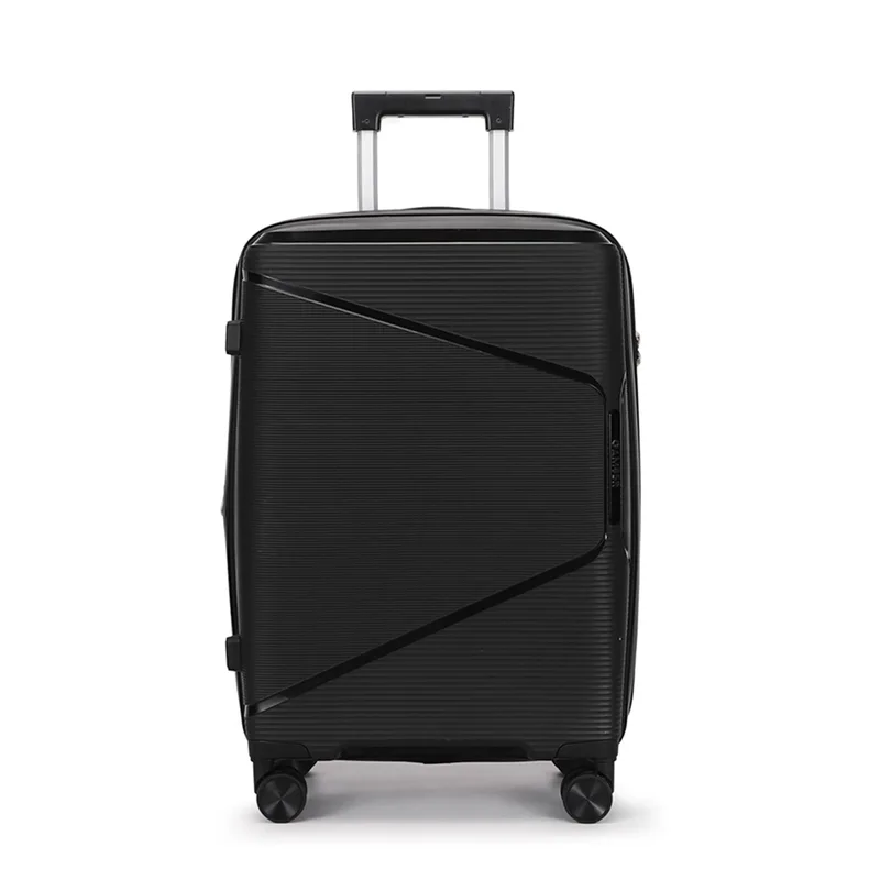 Βαλίτσα Μεγάλη Με Προέκταση AMBER 75cm Μαύρο AM1018