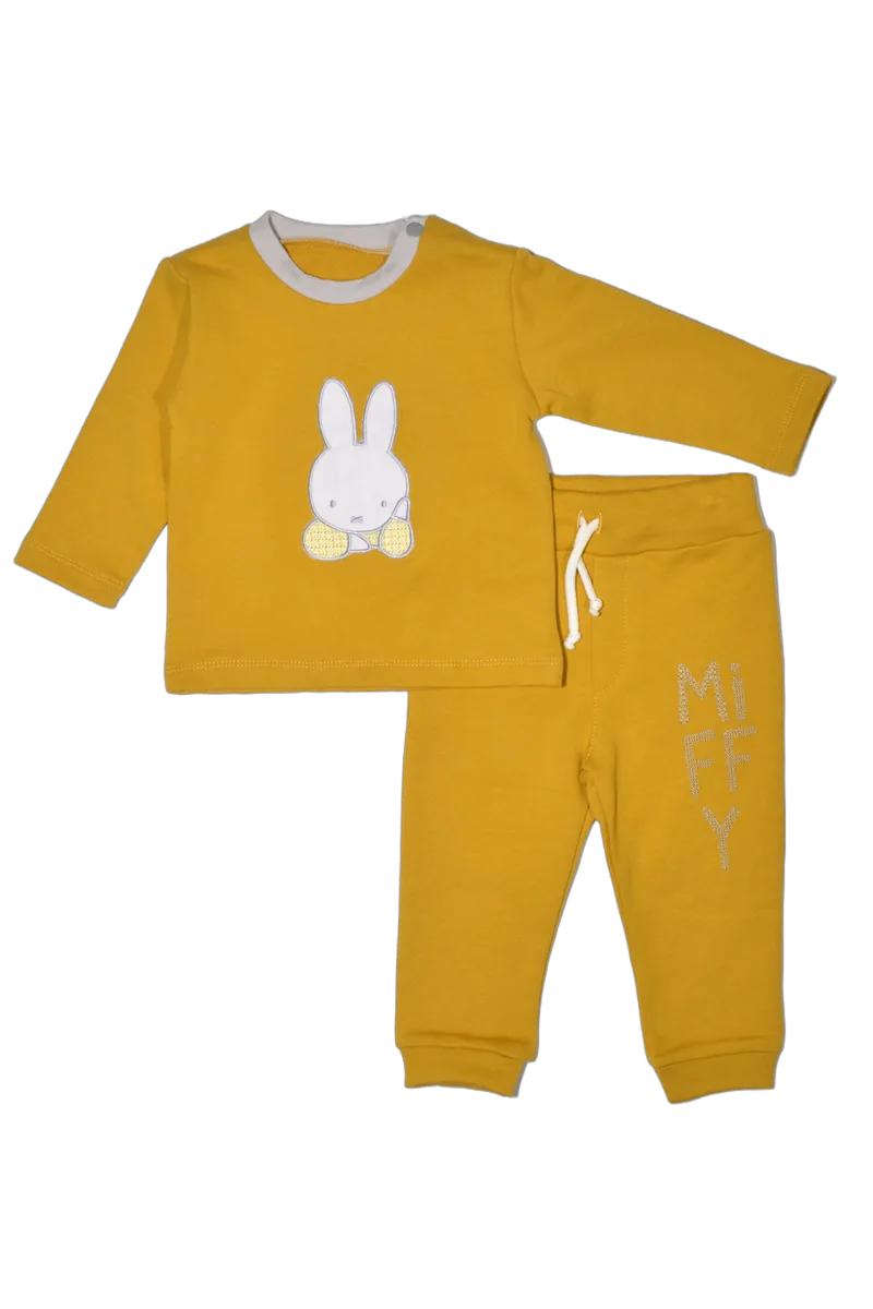 Βρεφικό Σετ Φόρμας Miffy Des. 65 Ώχρα