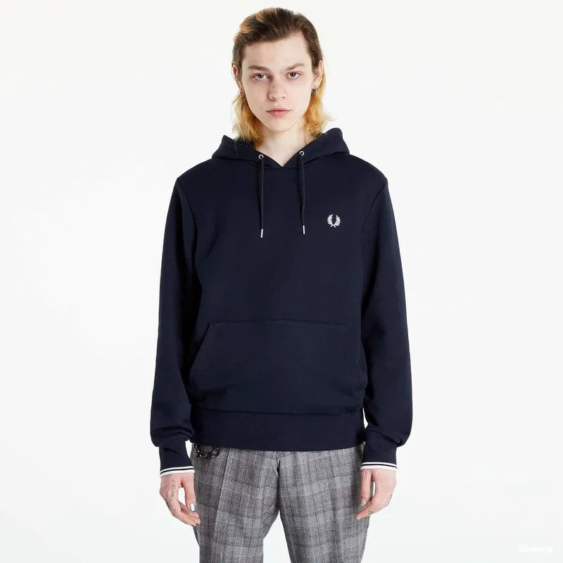 Φούτερ FRED PERRY Tipped Hooded Sweatshirt Navy M