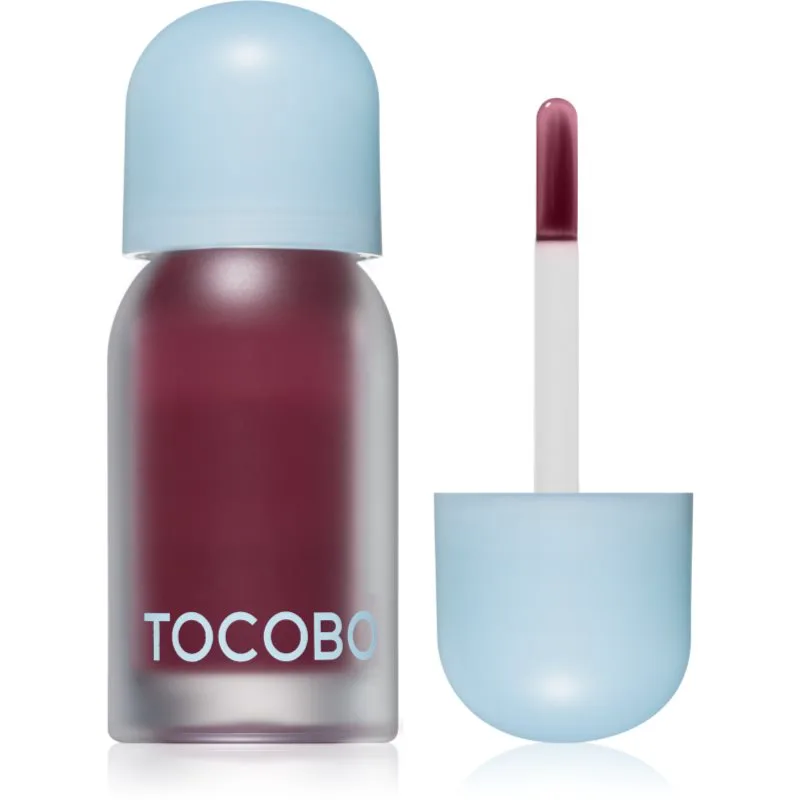 TOCOBO Juicy Berry Plumping Lip Oil λάδι με χρώμα για τα χείλη για αύξηση του αποτελέσματος απόχρωση 02 Berry Brandy 4 γρ