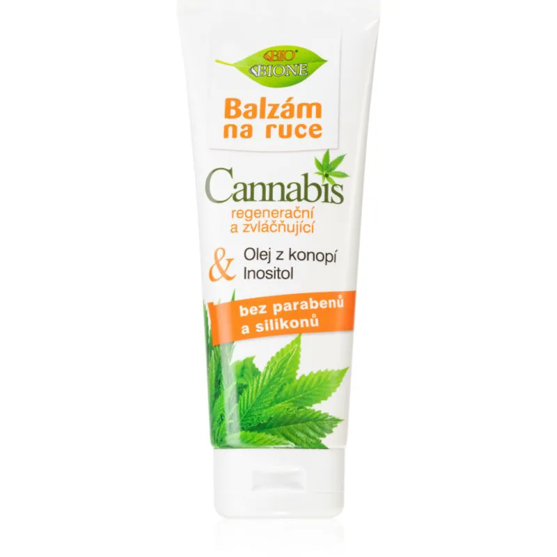 Bione Cosmetics Cannabis αναγεννητικό και μαλακτικό βάλσαμο 205 ml