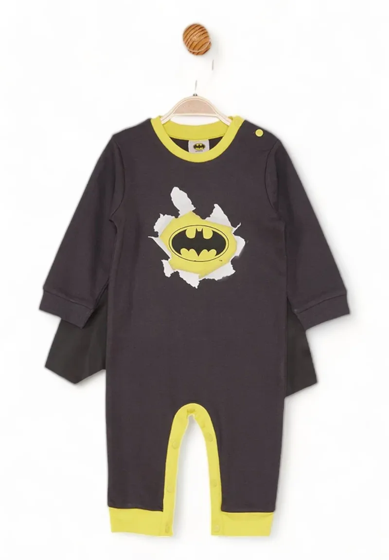 Βρεφικό φορμάκι Cimpa με μακρύ μανίκι DC Batman με μπερτα!!!! BM21656-Ανθρακί