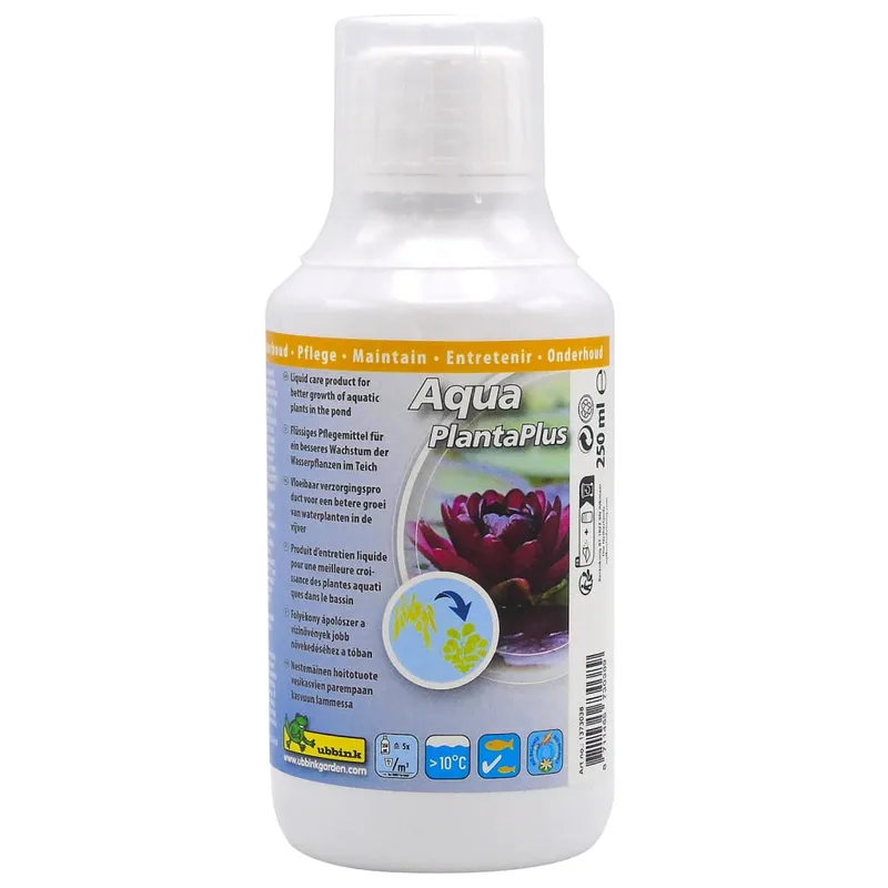 Ubbink Επεξεργασία νερού για λίμνες Aqua Planta Plus 250ml για 5000L