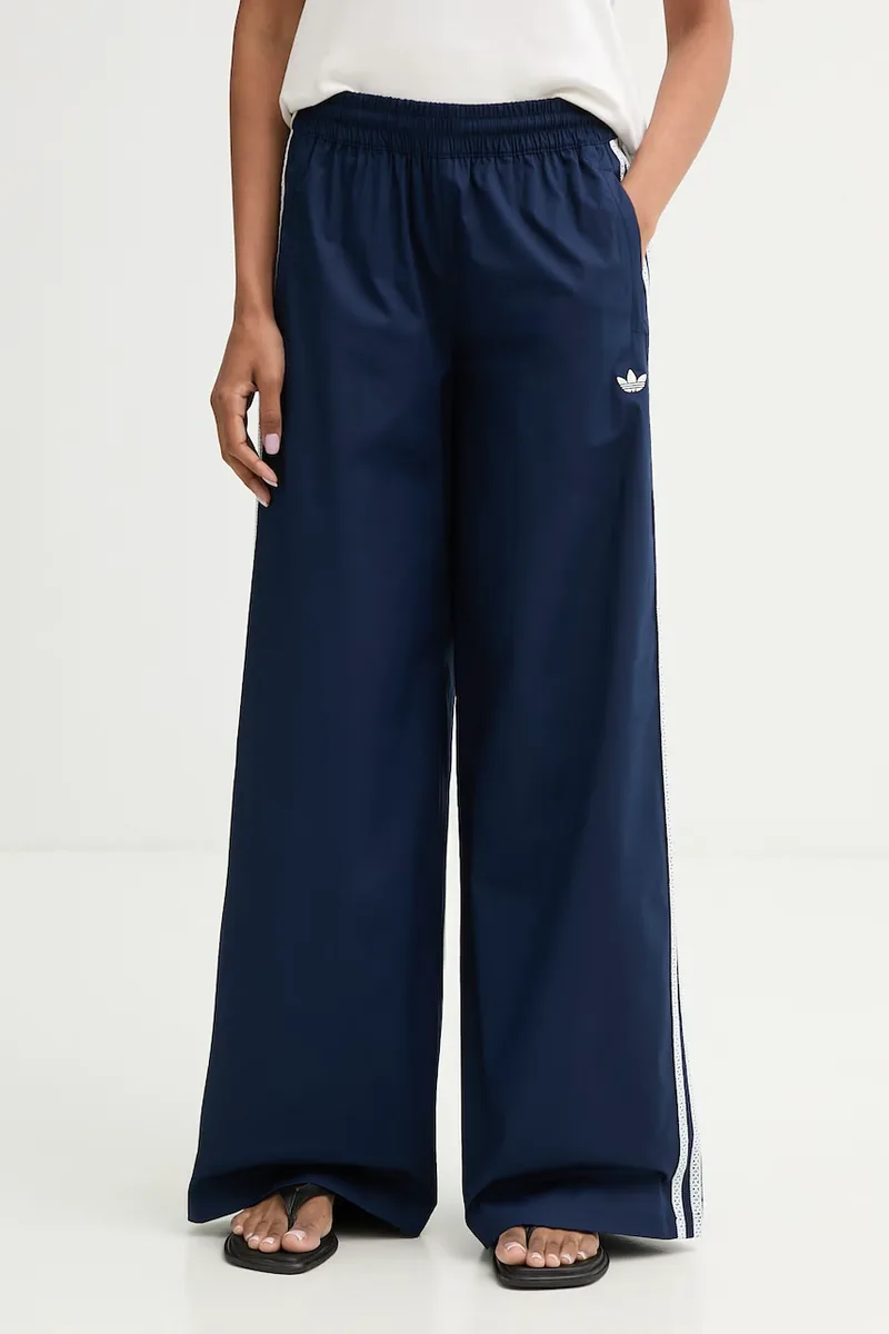 adidas Originals παντελόνι ίσιο γυναικείο βαμβακερό με ελαστάν