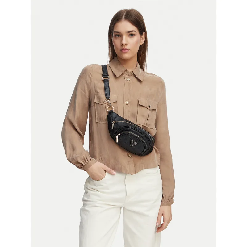 Τσαντάκι Μέσης Guess Wilder Travel TWDP7 452080 Μαύρο