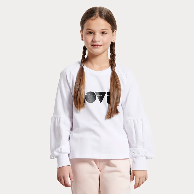 BodyTalk Cropped Παιδική Μπλούζα με Μακρύ Μανίκι (9000116527_1539)
