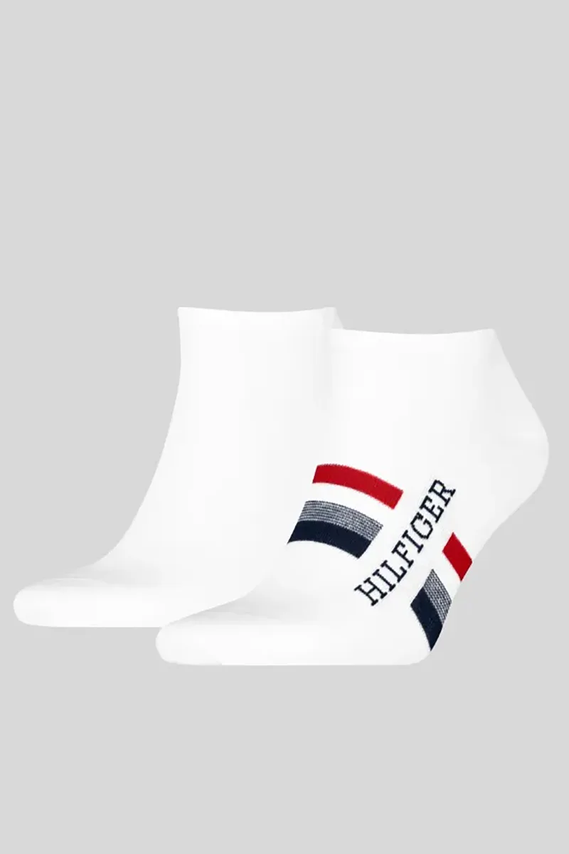 Tommy Hilfiger ανδρικές κάλτσες σοσόνια TH Men Sneaker Hilfiger Tab (Συσκ. με 2 ζεύγη)-701232467-001