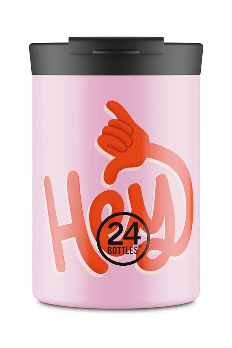 Ισοθερμική κούπα 24bottles Travel 350ml Ροζ