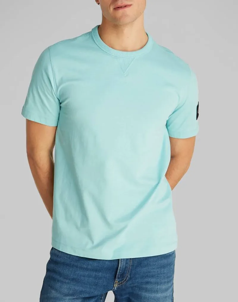 CALVIN KLEIN JEANS BADGE TEE J30J323484-MR5 Aqua