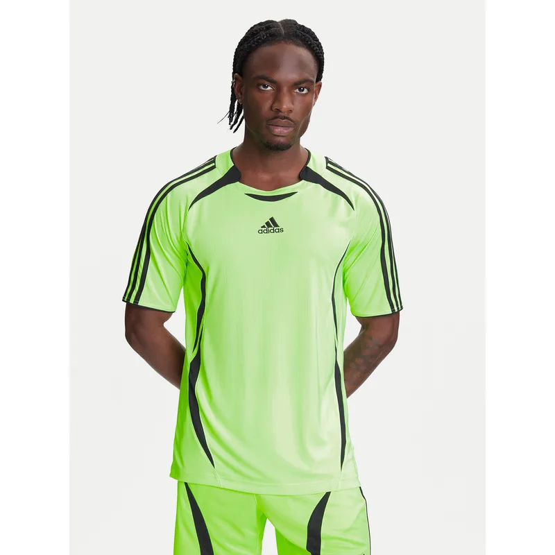 adidas T-Shirt Teamgeist adicolor JX1538 Πράσινο Loose Fit